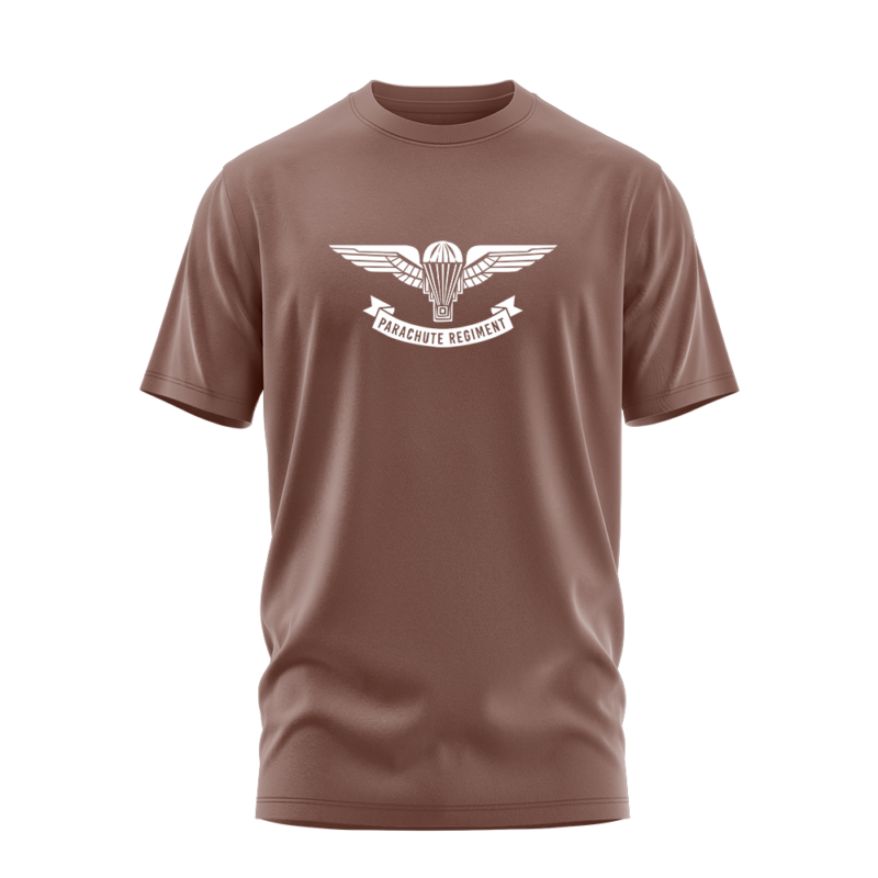 Parachute Regiment Emblem T-Shirt with Classic Parachute Design in Oversized 
