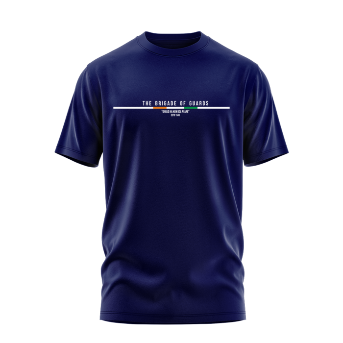 The Brigade of Guards Elite T-Shirt with Striking Tricolor Design in Oversized 