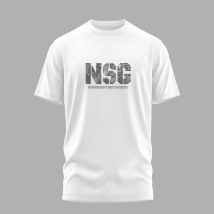 NSG Commando Elite T-Shirt with Bold Distressed Design in Oversized