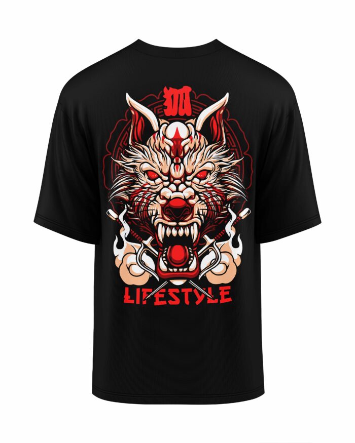 Wolf Lifestyle – Oversized Streetwear T-Shirt